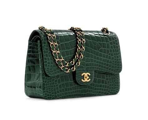 emerald green chanel bag|chanel handbag green.